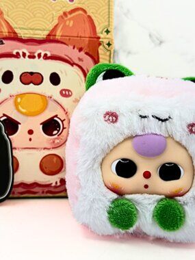 KAWAII Key Ring! | Frog Little Mahjong Plush Baby Three